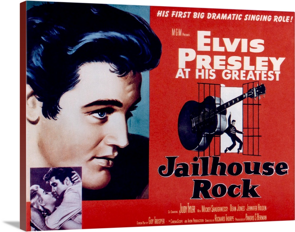 JAILHOUSE ROCK, Elvis Presley, 1957.