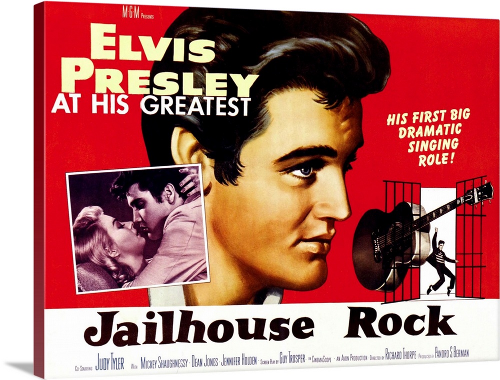 JAILHOUSE ROCK, Elvis Presley, 1957.