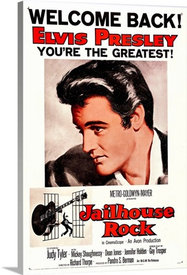 Jailhouse Rock, Poster Art, Elvis Presley, 1957