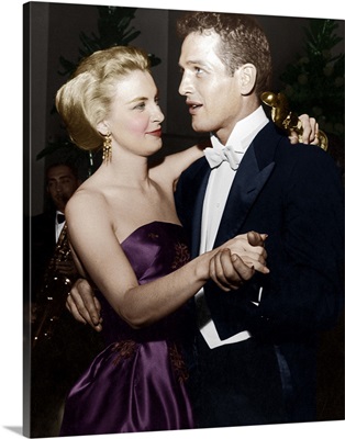 Joanne Woodward dances with husband Paul Newman