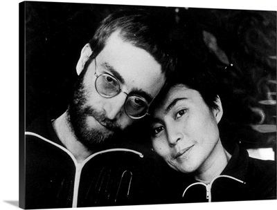 John Lennon With His Wife Yoko Ono, April 30, 1970, Picture Was Taken By Anthony Cox