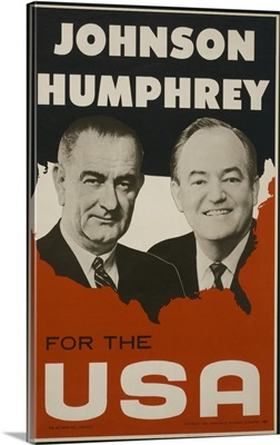 Johnson and Humphrey, Democratic National Committee poster for the 1964 election
