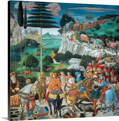 Journey of the Magi, by Benozzo Gozzoli, 1459-60. Palazzo Medici-Riccardi, Florence