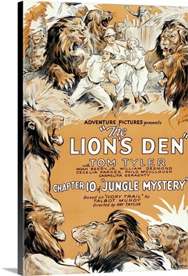 Jungle Mystery - Vintage Movie Poster