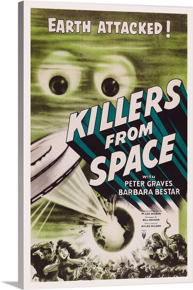 Killers From Space, Poster Art, 1954.