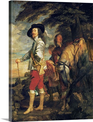 King Charles I of England out Hunting