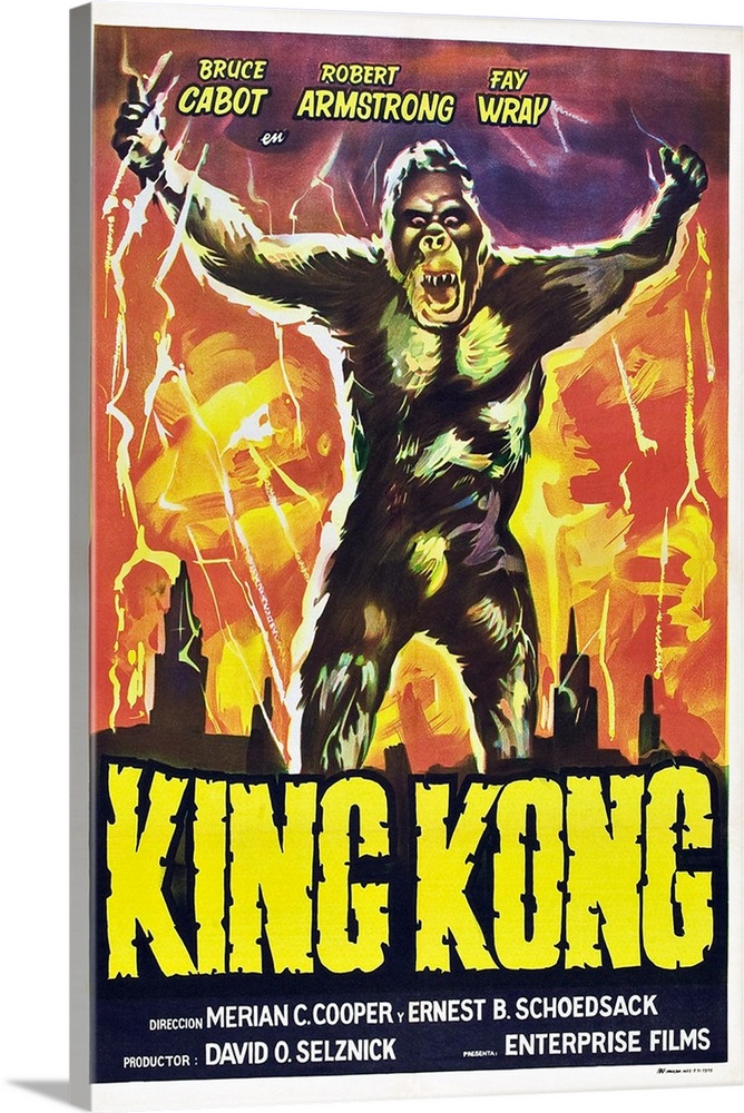 King Kong, King Kong On Argentinean Poster Art, 1933.