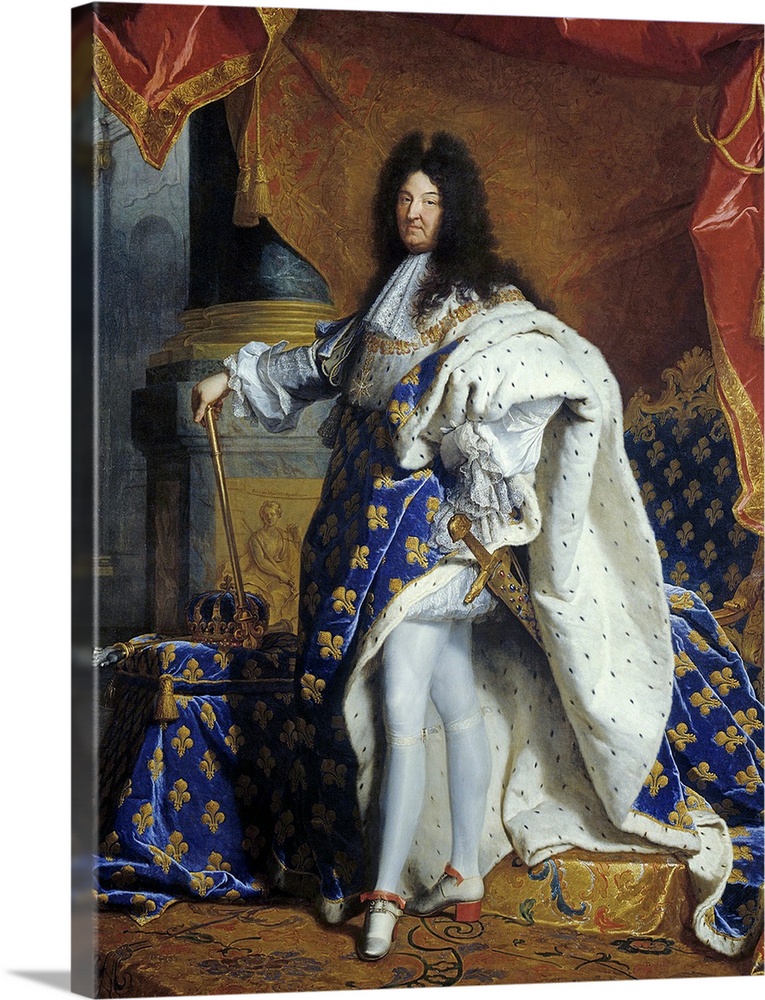 Gearhomie Louis XIV of France in Coronation Robes Costume All Over Pri –