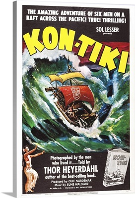 Kon-Tiki, Norwegian Poster, 1950