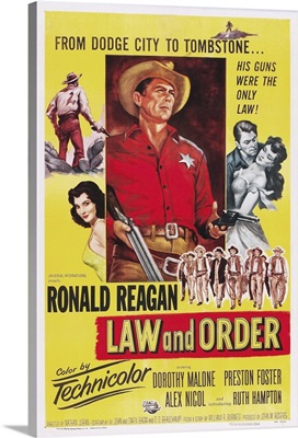 Law And Order - Vintage Movie Poster