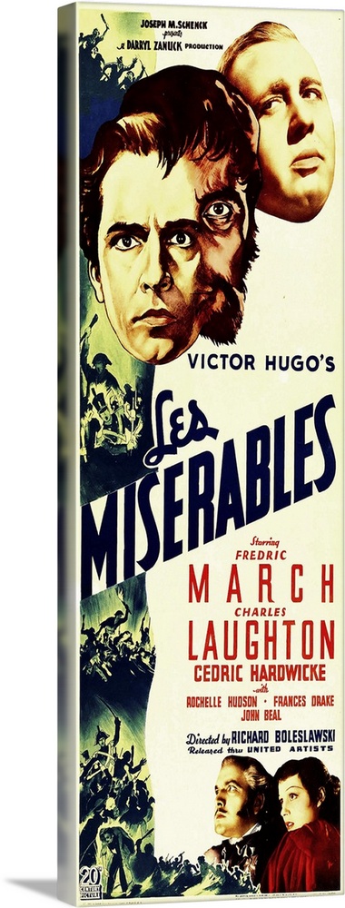 Les Miserables - Vintage Movie Poster