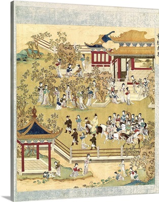 Life of Chinese Emperors. Chinese art. Qing period