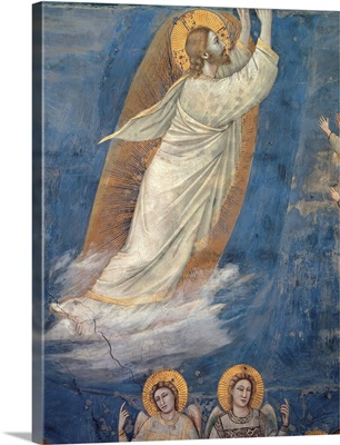 Life of Christ, The Ascension, by Giotto, c. 1304-1306. Scrovegni Chapel, Padua, Italy