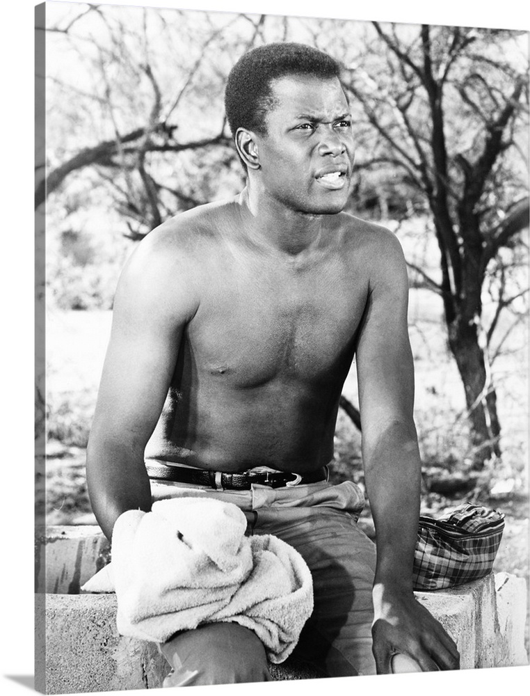 Lilies Of The Field, Sidney Poitier, 1963 Wall Art, Canvas Prints