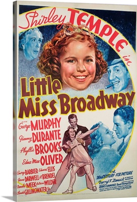 Little Miss Broadway - Vintage Movie Poster