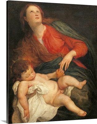 Madonna And Child, By Anthony Van Dyck, 1621-1627, Parma, Italy