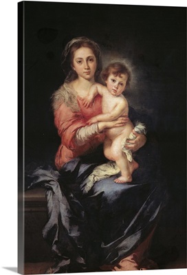 Madonna And Child, By Bartolome Esteban Murillo, C. 1650-1655.