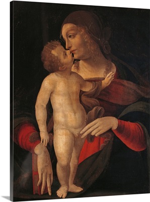 Madonna and Child, by Unknown Artist, 16th c. Brera Gallery, Milan, Italy