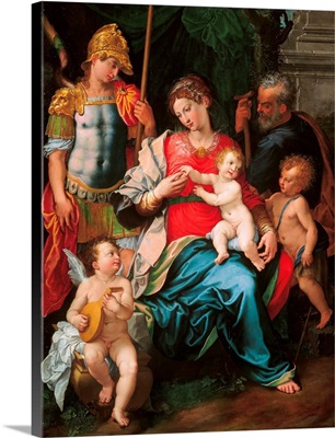 Madonna and Child, Sts. Michael The Archangel, Joseph, and John