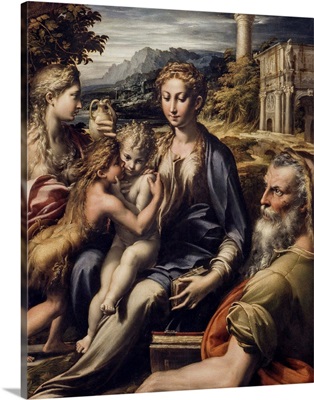 Madonna and Child with Saints, Renaissance painting by Parmigianino, 1530