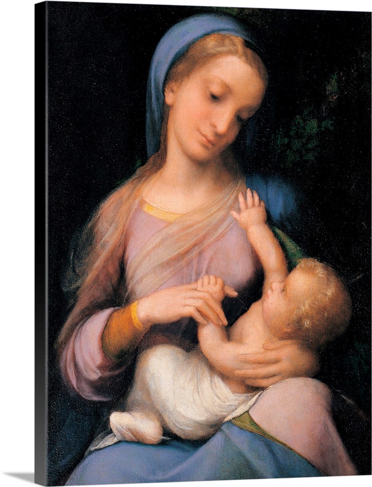 Allegri Antonio known as Correggio, Madonna Campori (Madonna and Child), 1517 - 1518, 16th Century,  Italy, Emilia Romagna...