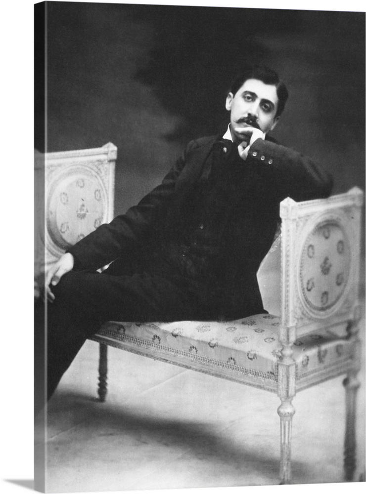 Marcel Proust, French writer in 1900 near age 30. His genius was acknowledged in his life time. His masterwork, was the se...