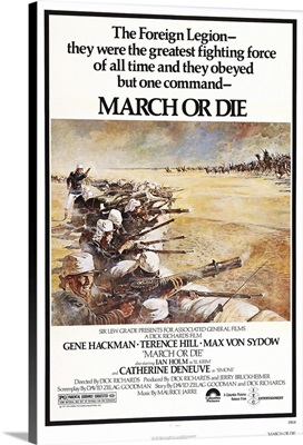March or Die, 1977, Poster