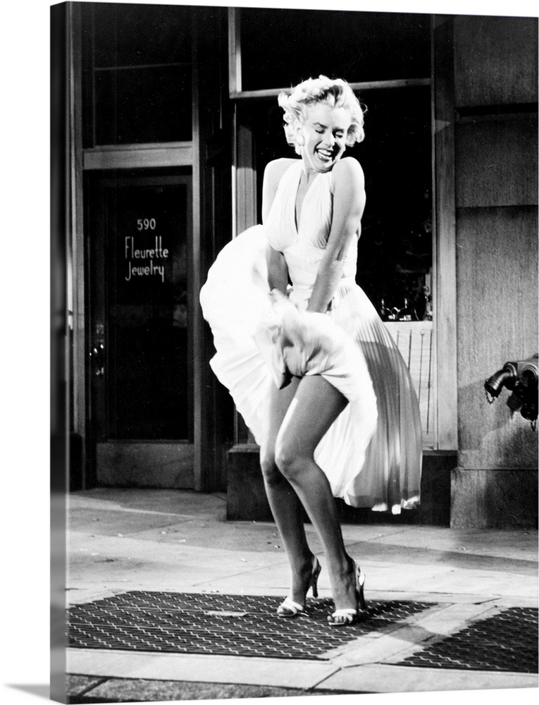 Marilyn Monroe in The Seven Year Itch - Vintage Publicity Photo Wall ...
