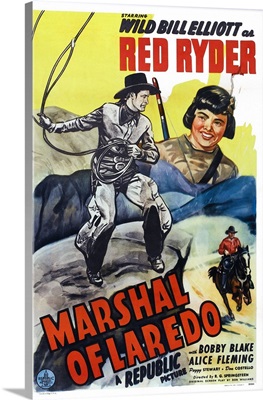 Marshal Of Laredo, Bill Elliott, Robert Blake, 1945