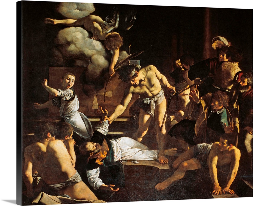 The Martyrdom of St. Matthew, by Michelangelo Merisi known as Caravaggio, 1599 - 1600, 16th Century, oil on canvas, cm 323...