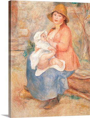 Maternity also called Child at the Breast, by Pierre-Auguste Renoir, ca. 1885