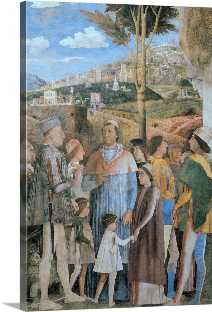 Mantegna Andrea, Decoration of the Camera degli Sposi (Camera Picta), 1465 - 1474, 15th Century, fresco and dry tempera, I...