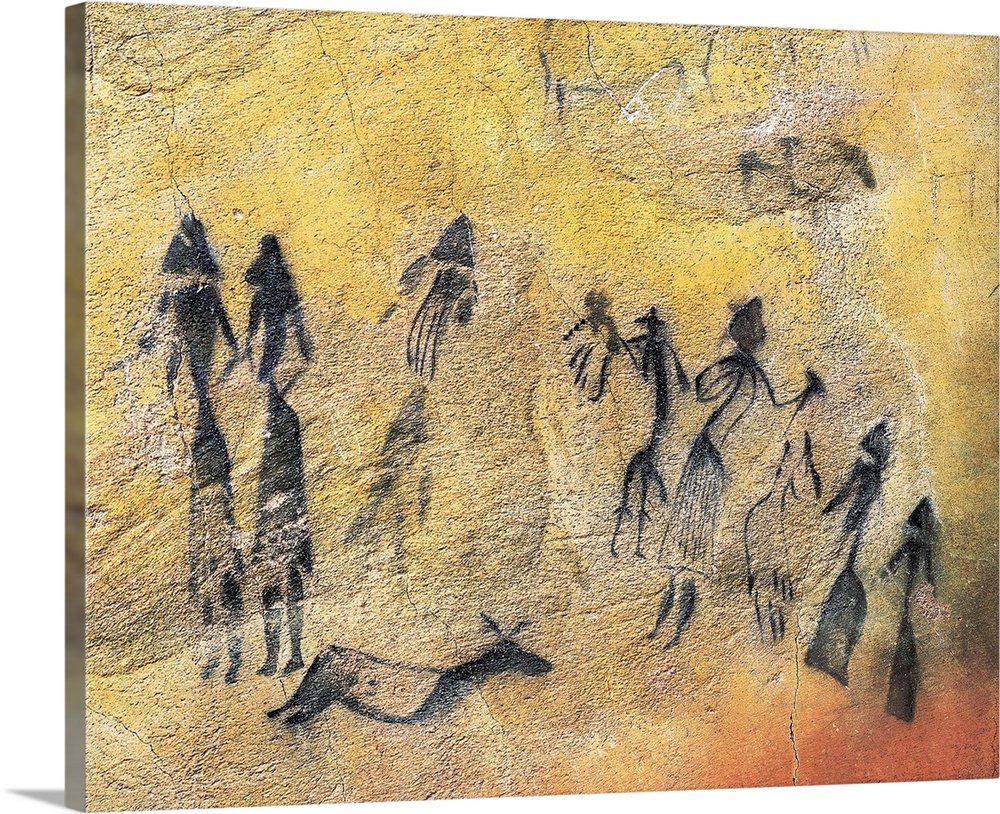 Mesolithic cave art