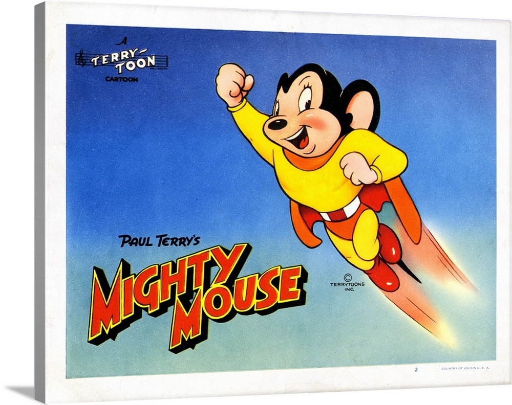 Mighty Mouse, ca. 1940S.
