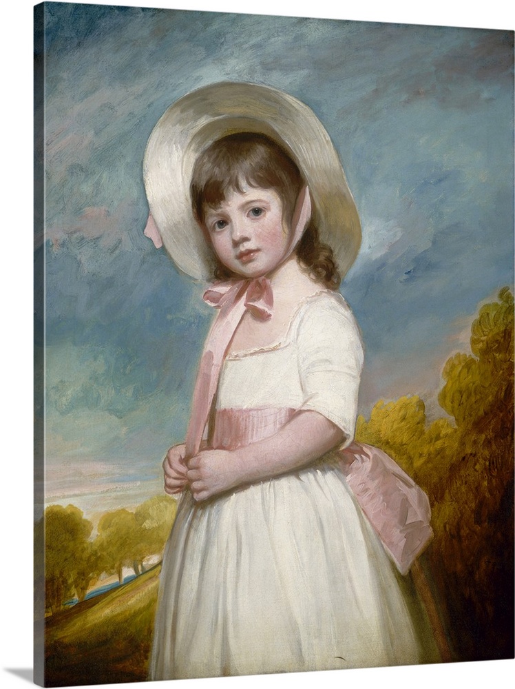 Miss Juliana Willoughby, by George Romney, 1781-83, British painting, oil on canvas. The only child of an Oxfordshire baro...
