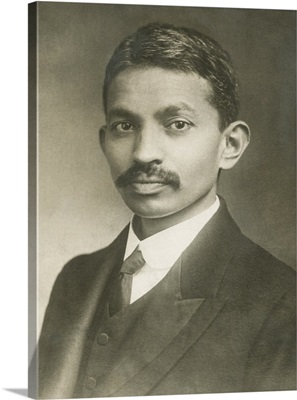 Mohandas Karamchand Gandhi, later known as Mahatma Gandhi, c. 1900 at age 30