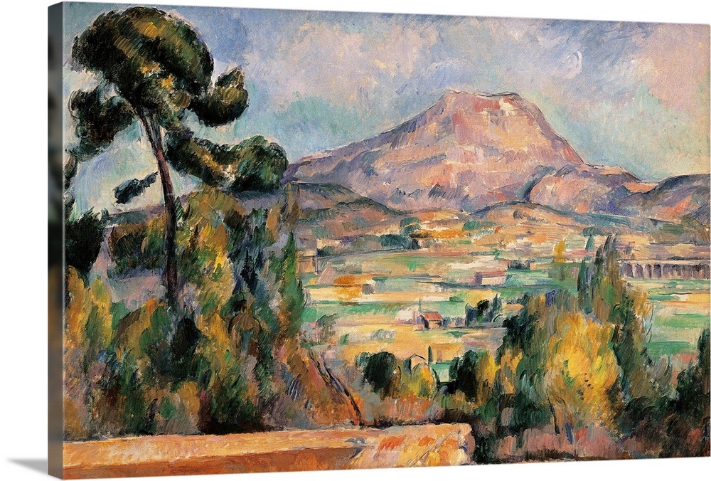 Mont Sainte Victoire, by Paul Cezanne, ca.18871890. Musee d'Orsay