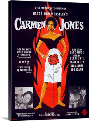 Motion picture poster for Carmen Jones
