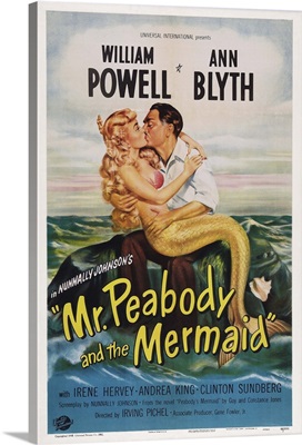 Mr. Peabody And Mermaid, Ann Blyth, William Powell, 1948