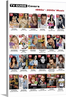 Music (1990s - 2010s), TV Guide Covers Poster, 2020