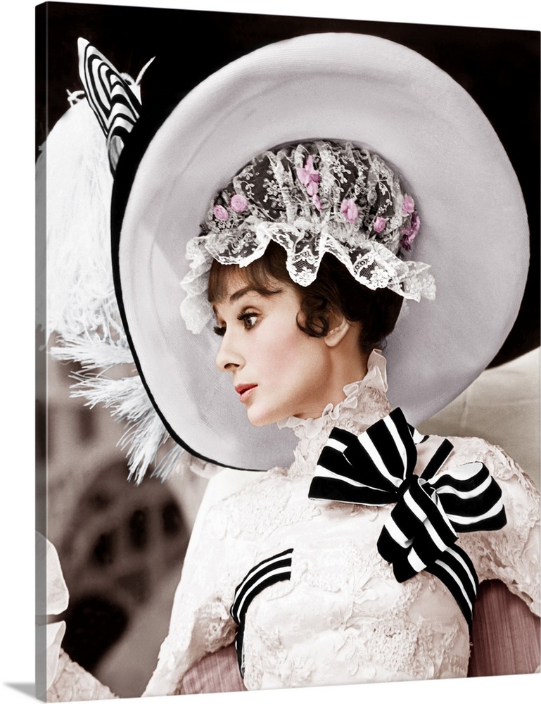 My Fair Lady Audrey Hepburn Vintage Movie Still 1964 Wall Art