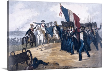 Napoleon at Battle of Waterloo, June 18, 1815