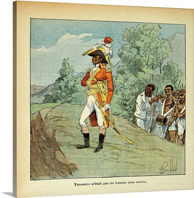 Napoleonic Wars, Portrait of Haiti's leader, Toussaint L'ouverture, By Louis Bombled