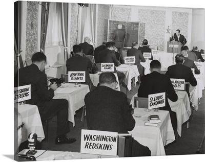 National Football League draft meeting in New York, Nov 28, 1964