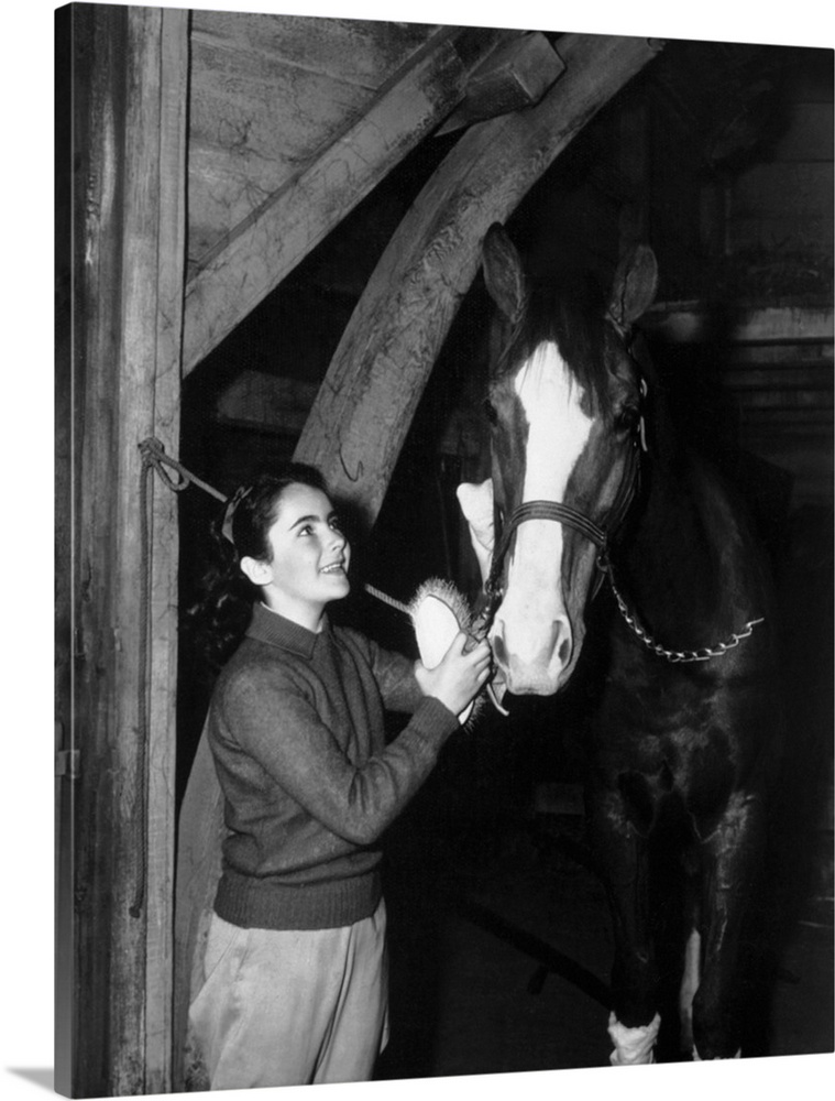 National Velvet, Elizabeth Taylor - Vintage Movie Still, 1944