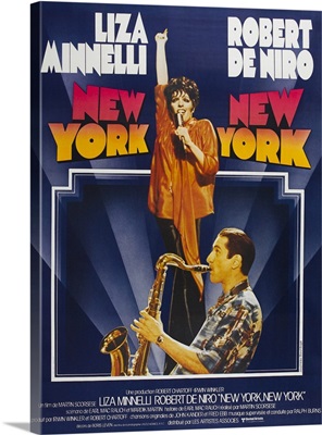 New York New York, French Poster Art, 1977