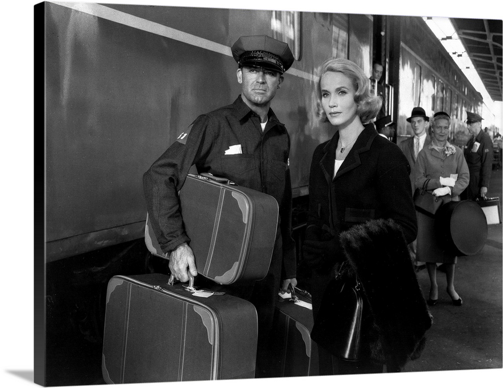 North By Northwest, Cary Grant, Eva Marie Saint, 1959 Wall Art, Canvas ...