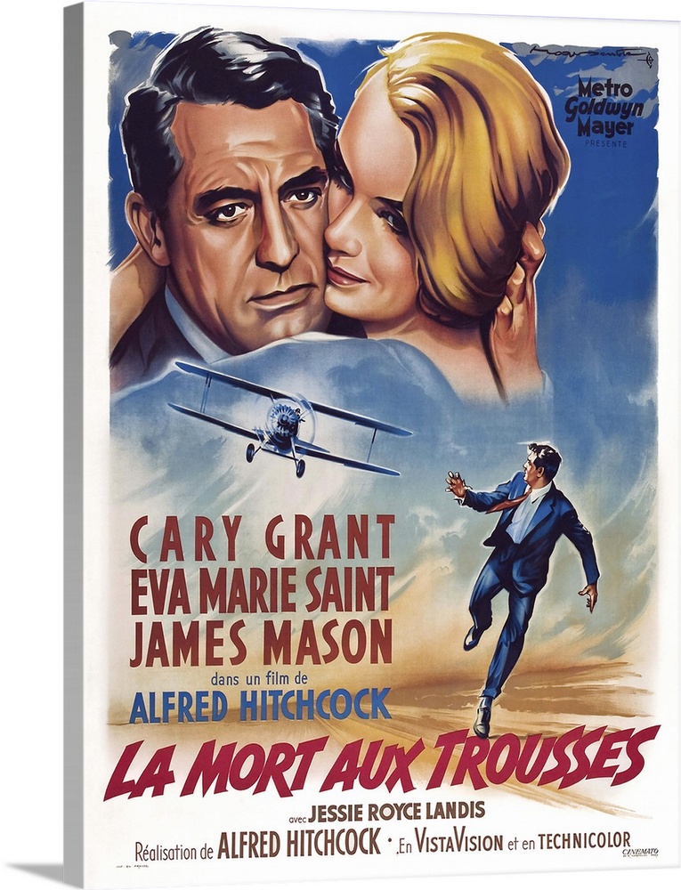 North By Northwest (French Poster)