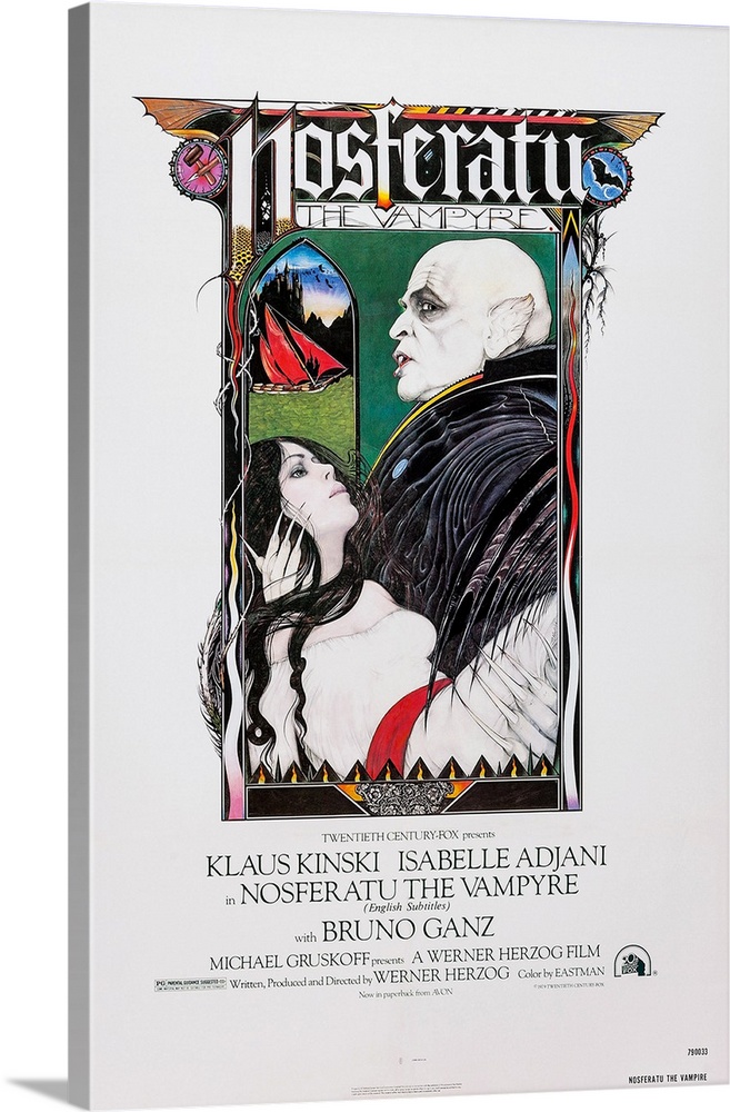 Nosferatu, The Vampire, US Poster Art, From Left: Isabelle Adjani, Klaus Kinski, 1979.