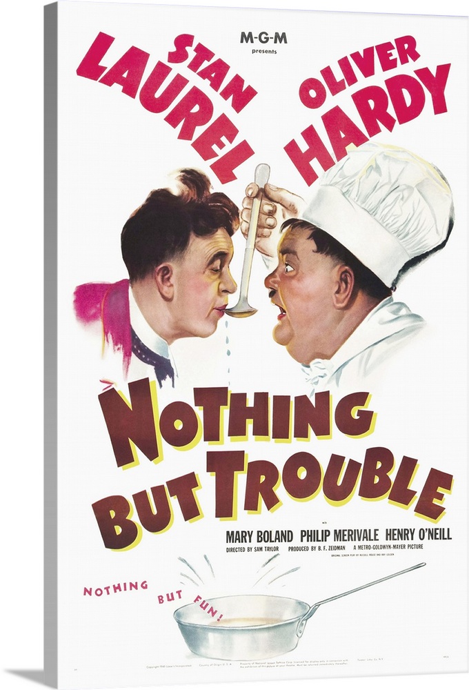 Nothing but Trouble - Vintage Movie Poster
